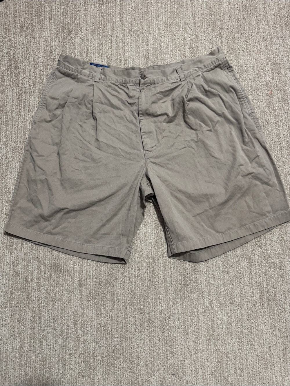 Pendleton Chino Shorts Men 38 Tan Vintage Pleated Cotton Preppy Golf